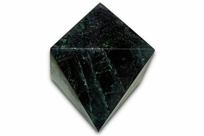 Polished Colorful Fluorite Octahedron - China #328821